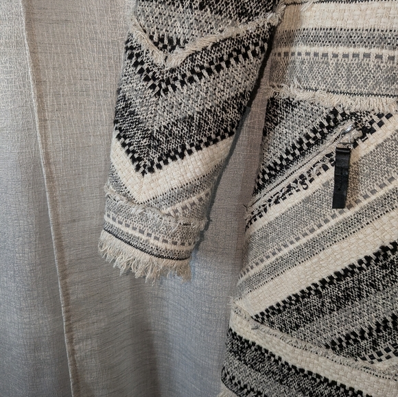 Rebecca Taylor $695 Artisan Tweed Fringe Coat In Size 8 - Picture 7 of 17